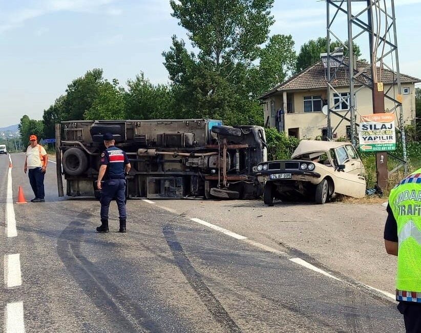 BARTIN KOZCAĞIZ YOLUNDA MEYDANA