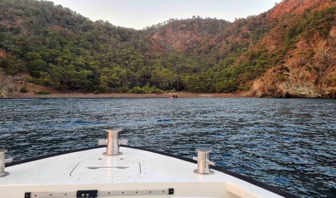 MUĞLA’NIN FETHİYE İLÇESİNDE KARADAN