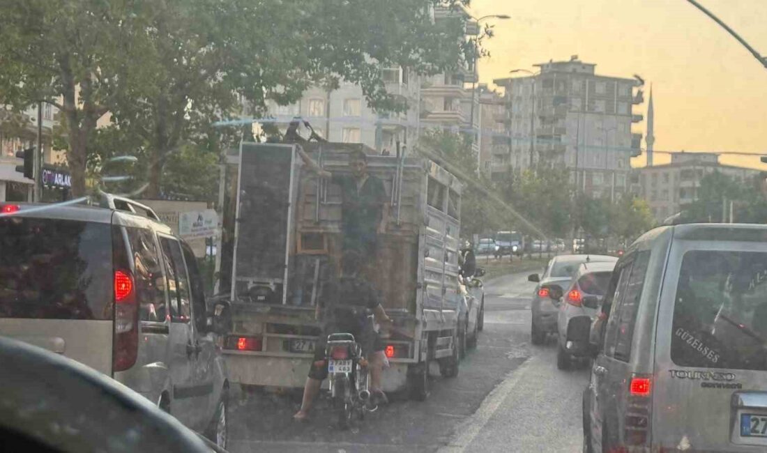 GAZİANTEP'TE BİR VATANDAŞ HAREKET