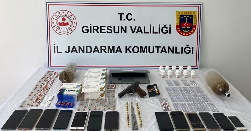 Giresun’da jandarmadan uyuşturucu operasyonu: 13 gözaltı