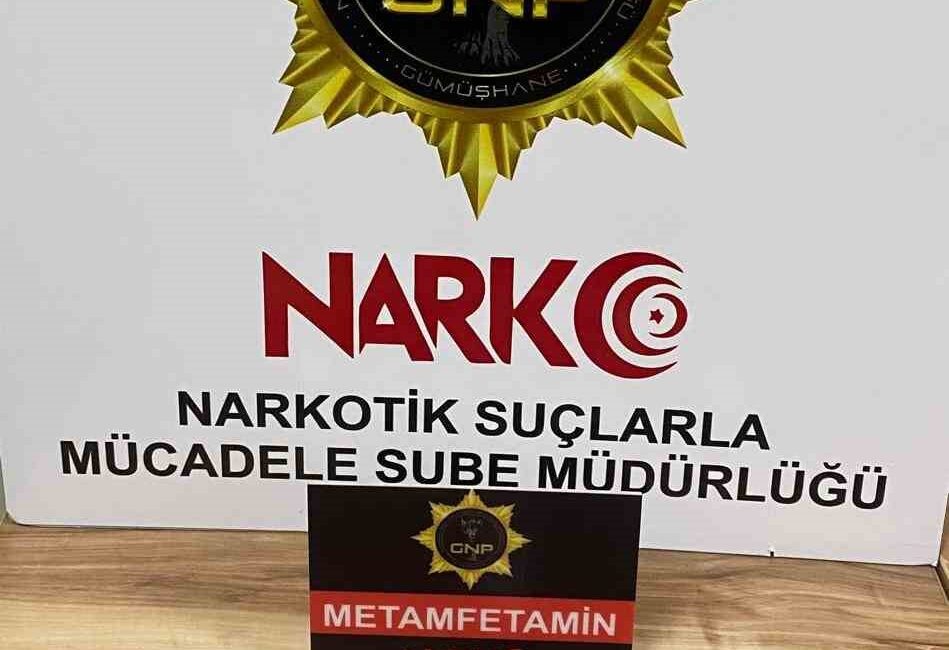 GÜMÜŞHANE’DE NARKOTİK EKİPLERİNİN YAPTIĞI