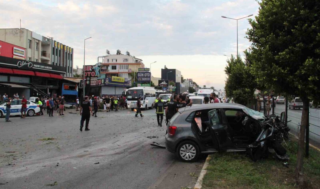 ANTALYA’DA SABAH SAATLERİNDE MEYDANA