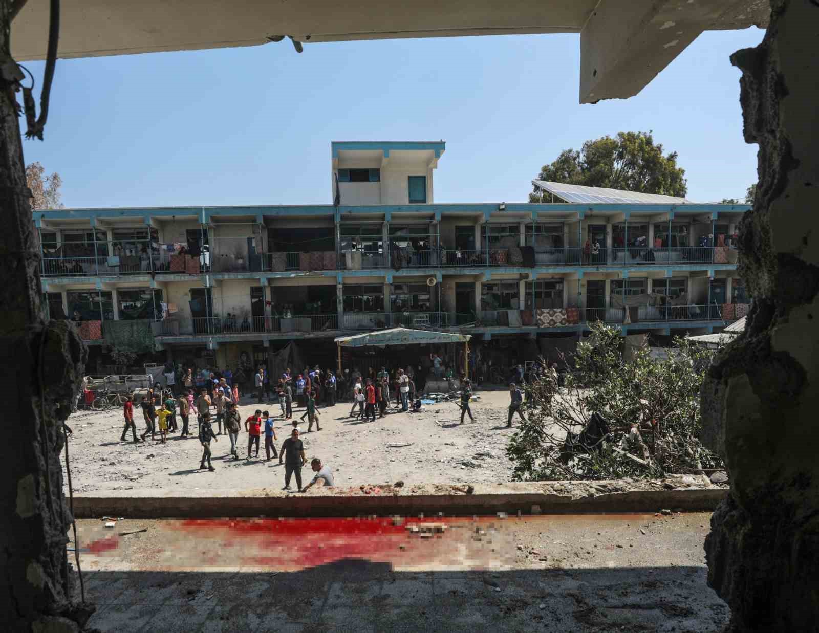 İsrail’in BM okulunu füzeyle vurduğu saldırı yıkıma yol açtı