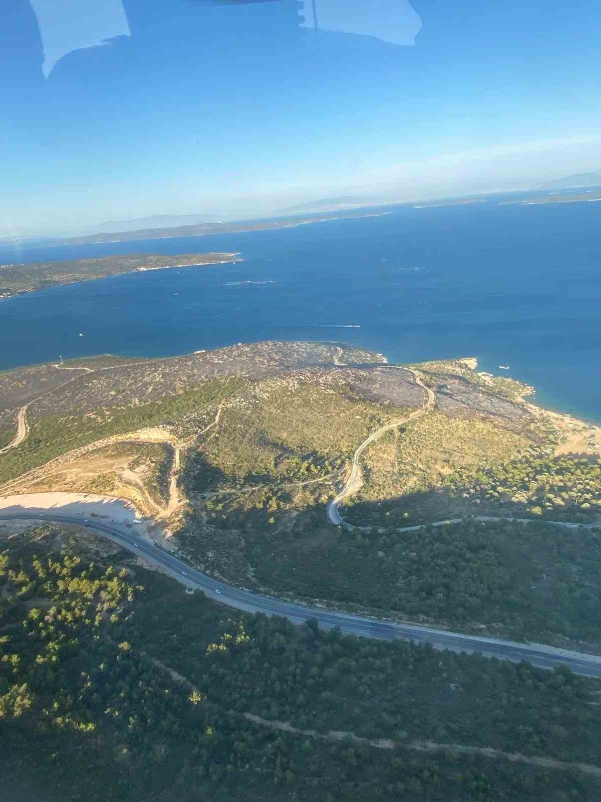 İzmir’deki orman yangını kontrol altına alındı