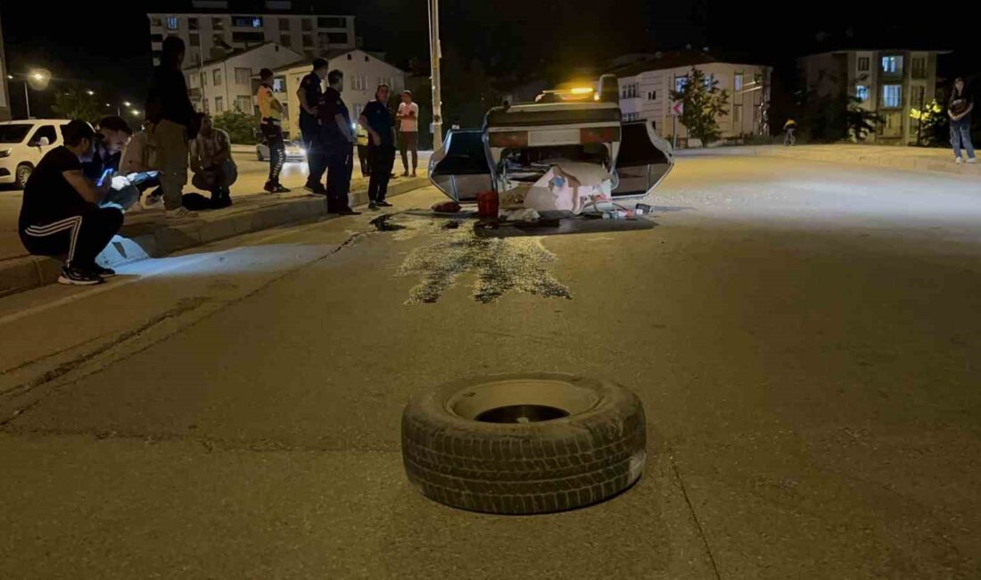 ELAZIĞ’DA KONTROLDEN ÇIKAN OTOMOBİL