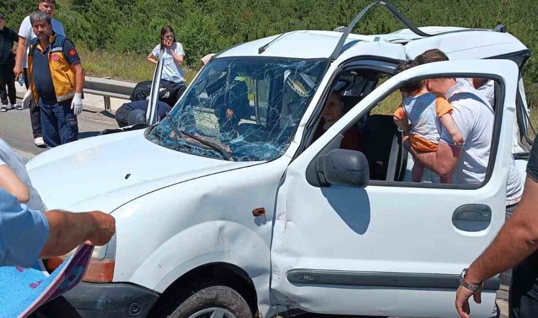 KARABÜK'TE MEYDANA GELEN TRAFİK