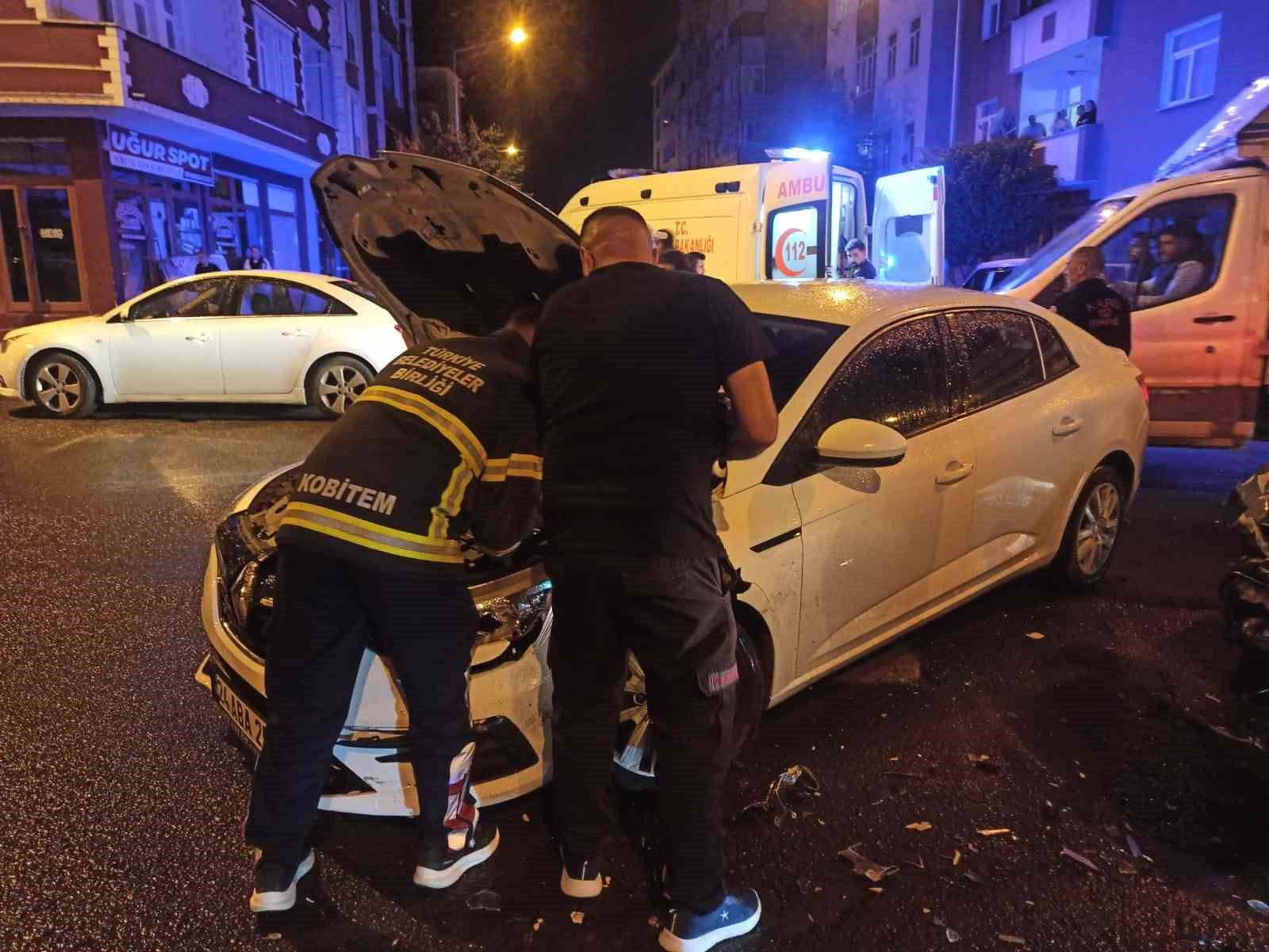 Kars’ta trafik kazası: 2 yaralı