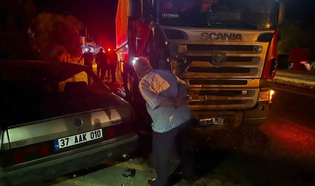 KASTAMONU’NUN TAŞKÖPRÜ İLÇESİNDE TIR