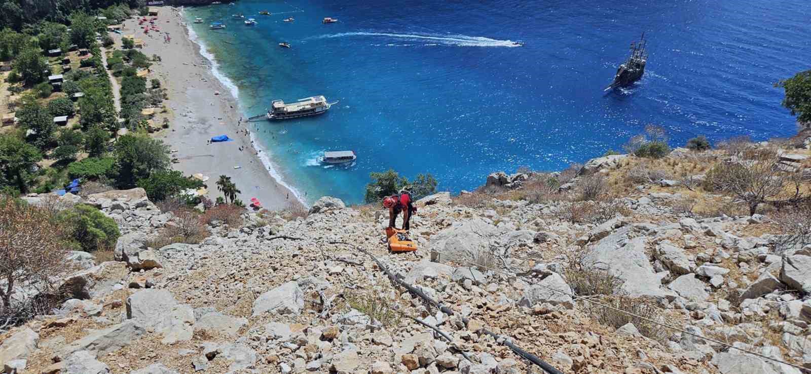 Kelebekler Vadisinden düşen vatandaş yaşamını yitirdi