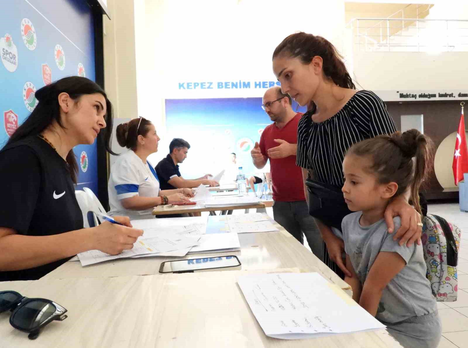 Kepez’in sportif yaz tatiline yoğun ilgi