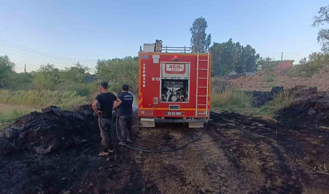 KIRIKHAN’DA ANIZ YANGINI SÖNDÜRÜLDÜ