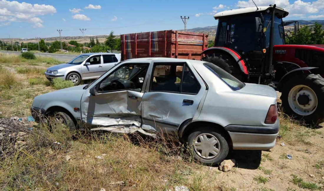 KIRIKKALE'DE MEYDANA GELEN TRAFİK