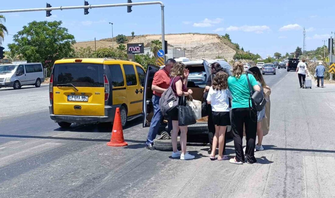 ANTALYA’DA KIRMIZI IŞIKTA BEKLEYEN