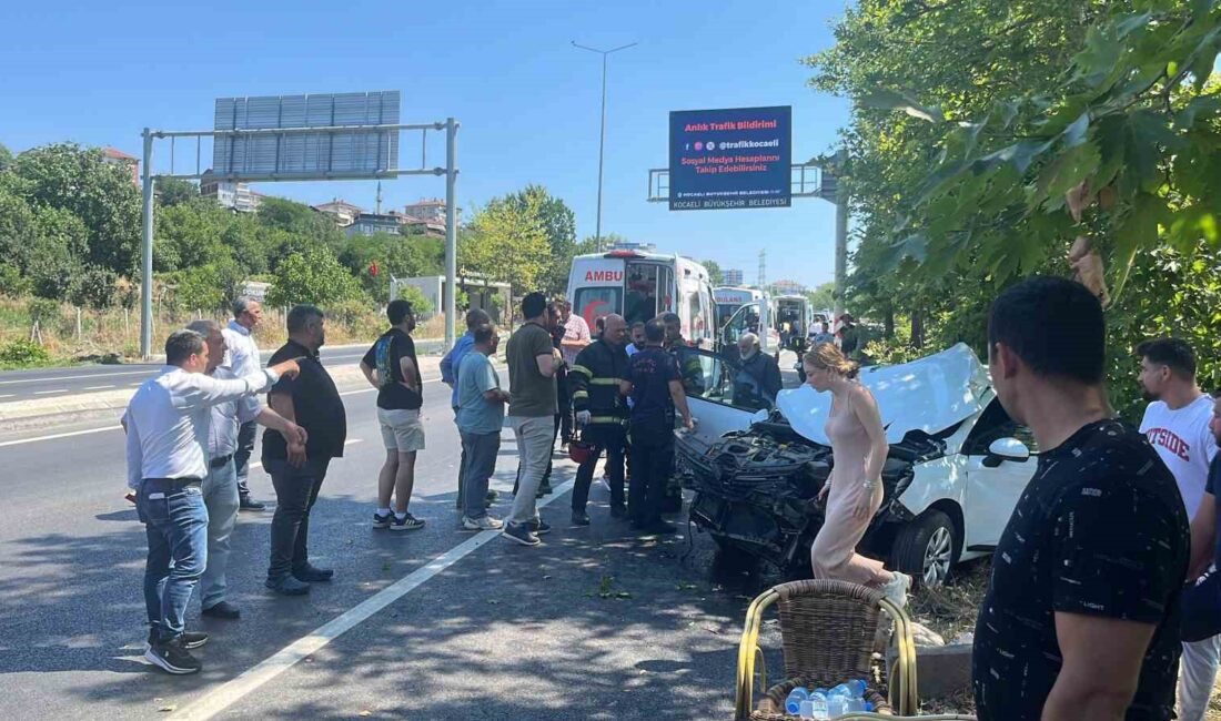 KOCAELİ'NİN İZMİT İLÇESİNDE KIRMIZI