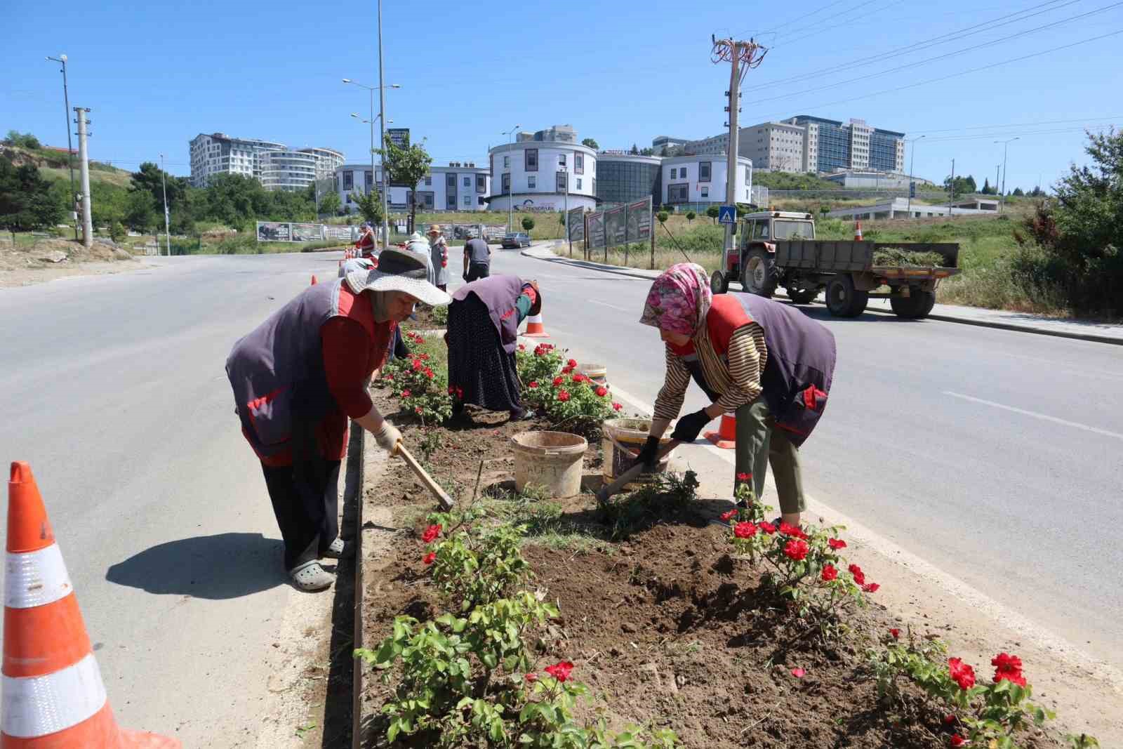 Konuralp çiçeklendiriliyor