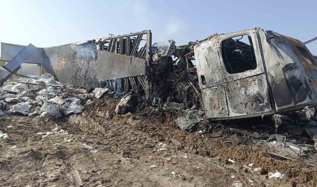 KONYA’DA KONTROLDEN ÇIKAN TIR