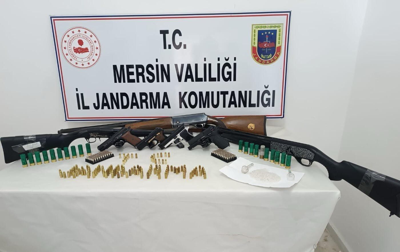 Mersin’de silah kaçakçılığı operasyonu: 7 gözaltı