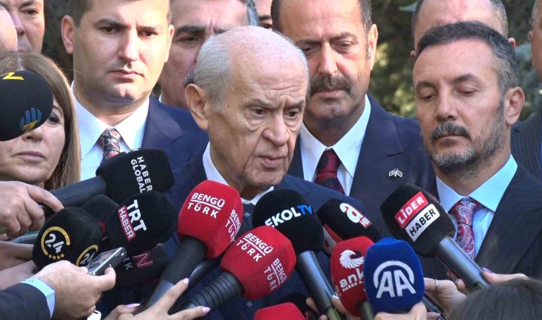 MİLLİYETÇİ HAREKET PARTİSİ (MHP) GENEL BAŞKANI  DEVLET BAHÇELİ, "CUMHUR