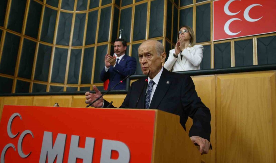 MHP GENEL BAŞKAN BAHÇELİ, PARTİSİNİN TÜRKİYE BÜYÜK MİLLET MECLİSİNDE GERÇEKLEŞTİRİLEN