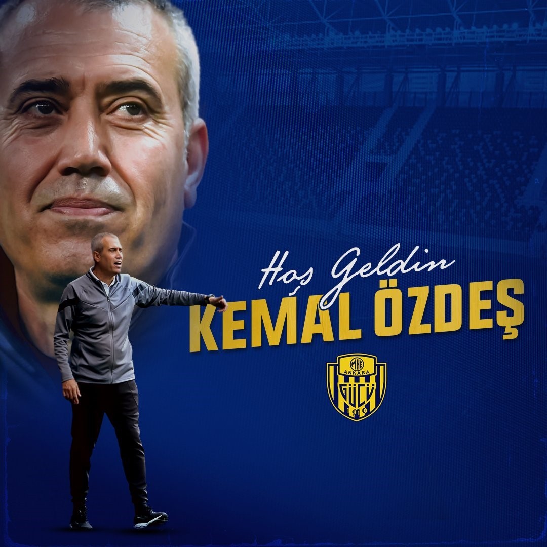 MKE ANKARAGÜCÜ, TEKNİK DİREKTÖRLÜK GÖREVİNE KEMAL ÖZDEŞ'İN GETİRİLDİĞİNİ AÇIKLADI.