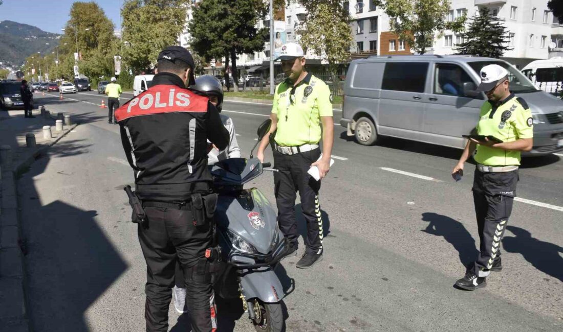 ORDU’DA POLİS EKİPLERİ TARAFINDAN