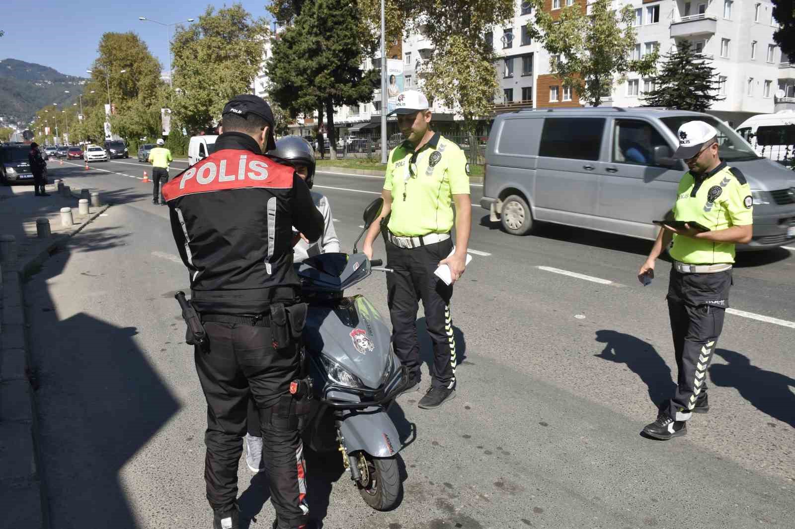 Ordu’da 2 haftada 30 binden fazla araç denetlendi