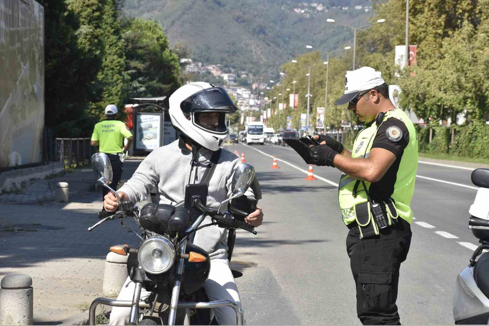 Ordu’da bir haftada yaklaşık 14 bin araç ve sürücüsü denetlendi