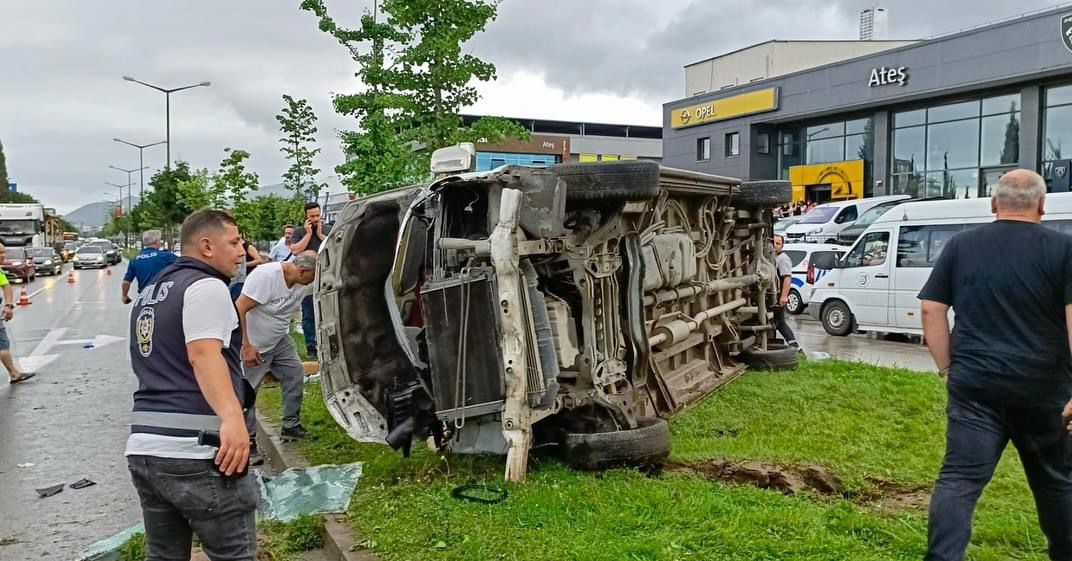 ORDU’DA KONTROLDEN ÇIKAN MİNİBÜSÜN