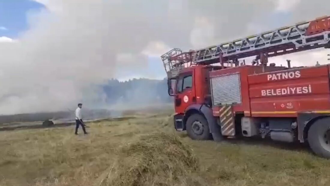 PATNOS’TA BUĞDAY TARLASI KÜLE