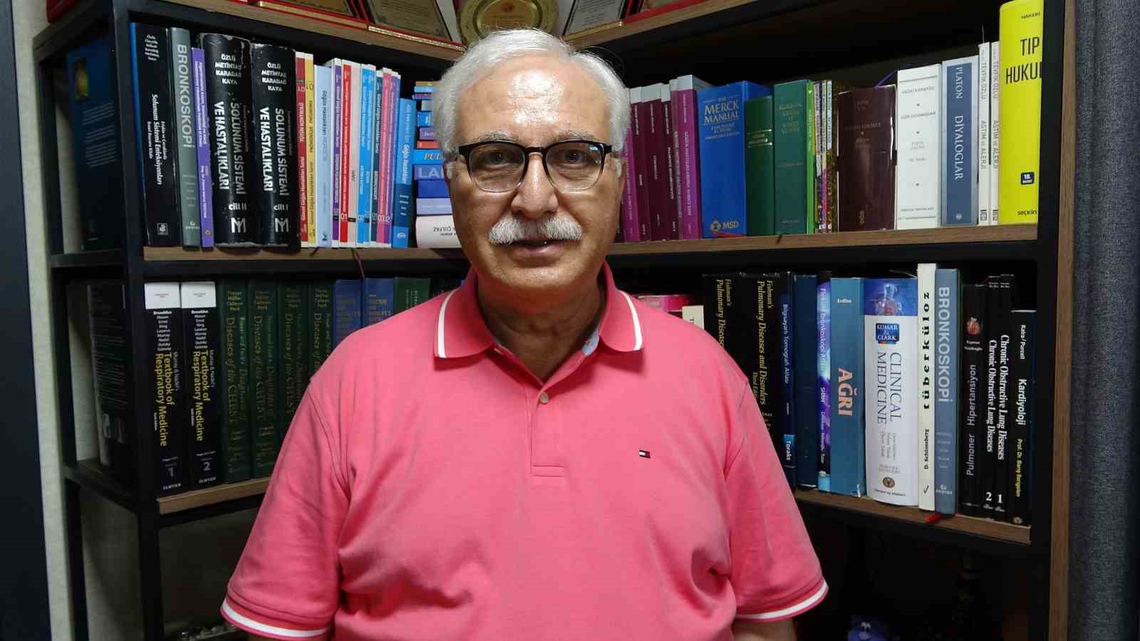 Prof. Dr. Tevfik Özlü: “Saat 11.00 ile 16.00 arasında güneş çarpmalarına karşı dikkatli olmak gerekir”