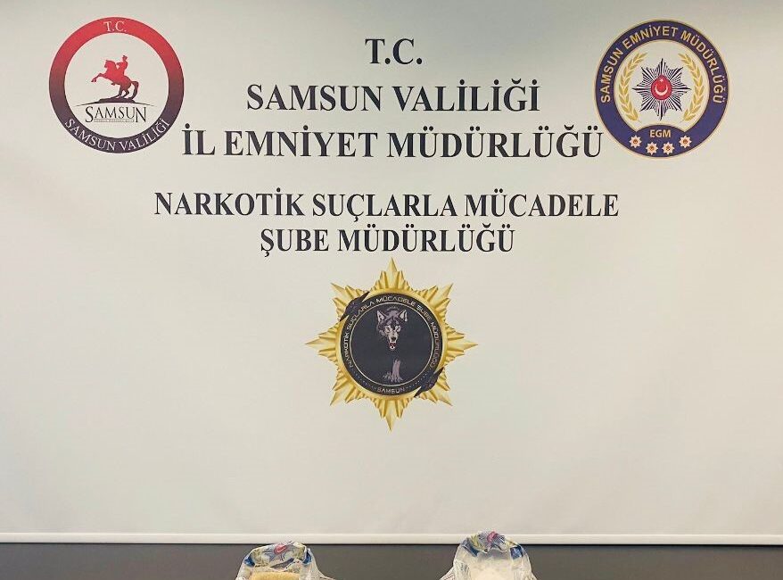 SAMSUN'DA NARKOTİK POLİSİ TATAFINDAN