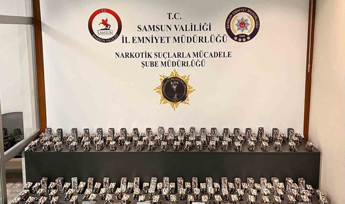 SAMSUN'DA NARKOTİK POLİSİ TATAFINDAN