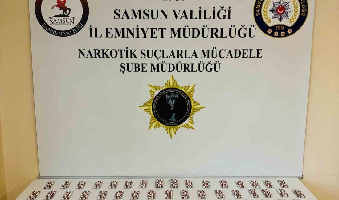 SAMSUN'DA 952 ADET SENTETİK