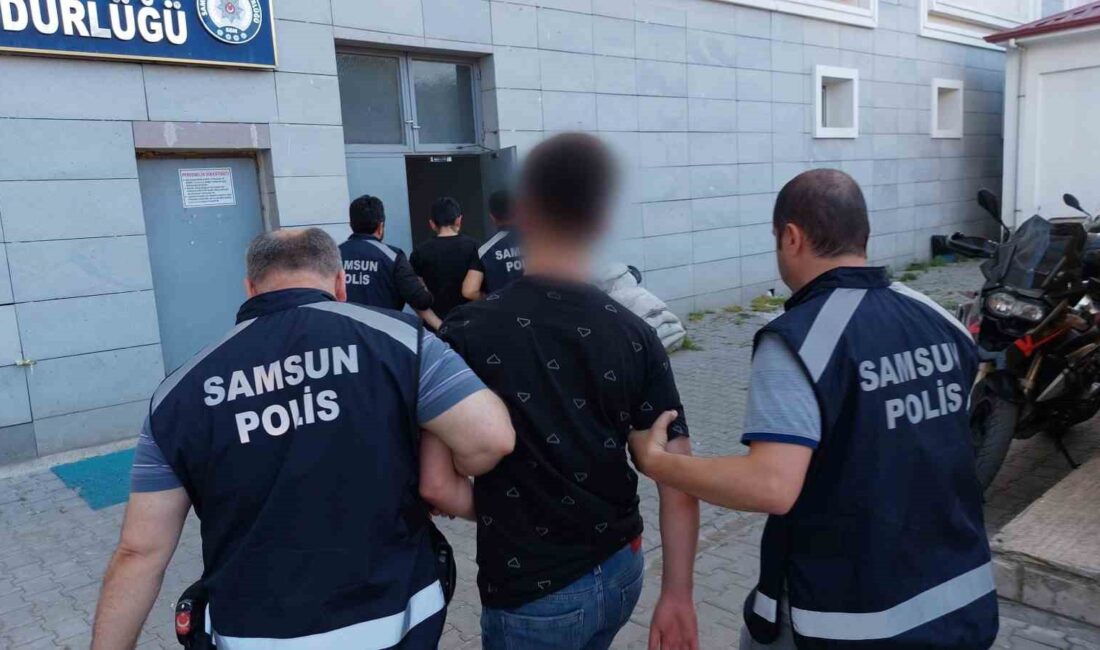 SAMSUN'DA NARKOTİK POLİSİ TARAFINDAN