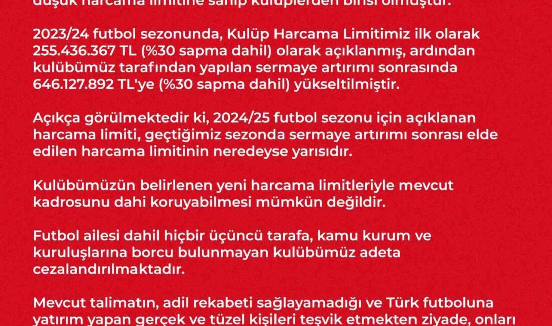 SÜPER LİG EKİPLERİNDEN SAMSUNSPOR,