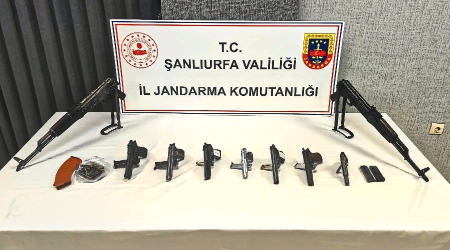 Şanlıurfa’da silah kaçakçılığı operasyonunda 7 gözaltı