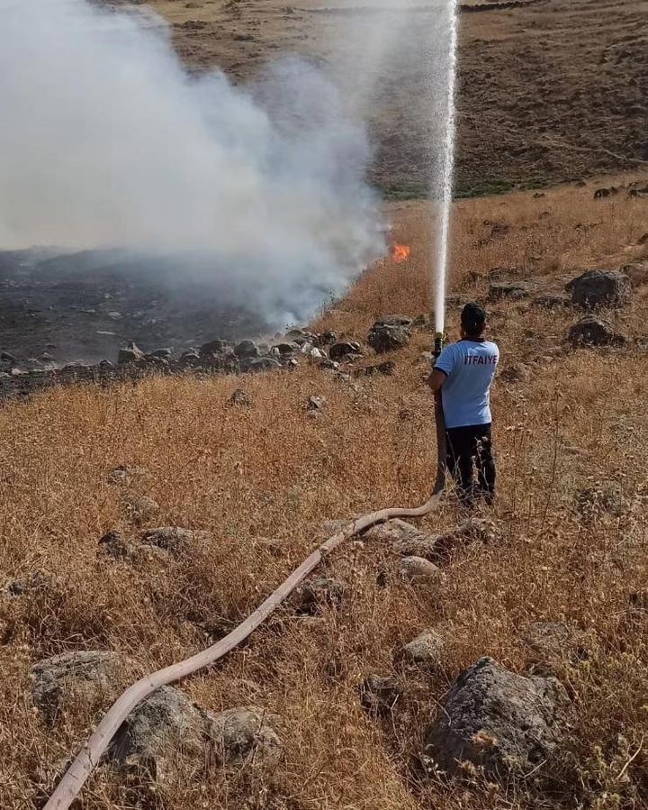 Şırnak’ta 7 köye sıçrayan anız yangını kontrol altına alındı