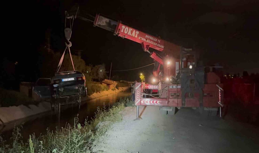 TOKAT’TA KONTROLDEN ÇIKARAK SULAMA