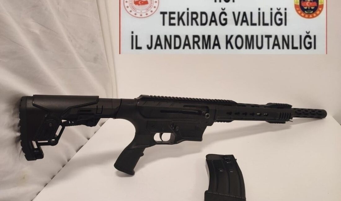 TEKİRDAĞ’DA JANDARMA EKİPLERİNİN SÜLEYMANPAŞA,