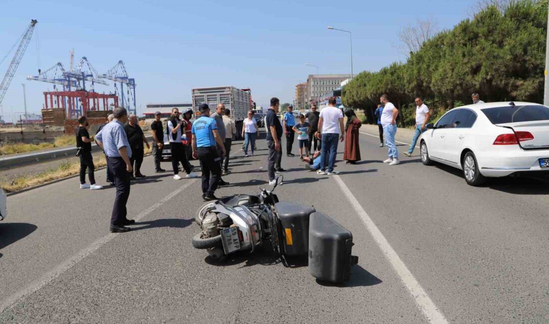 TEKİRDAĞ'IN SÜLEYMANPAŞA İLÇESİNDE YAYAYA