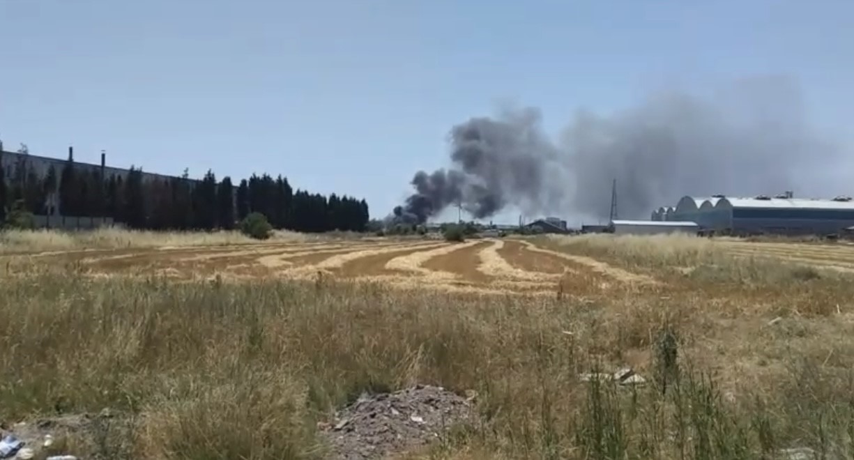 Tekirdağ’daki fabrika yangını söndürüldü