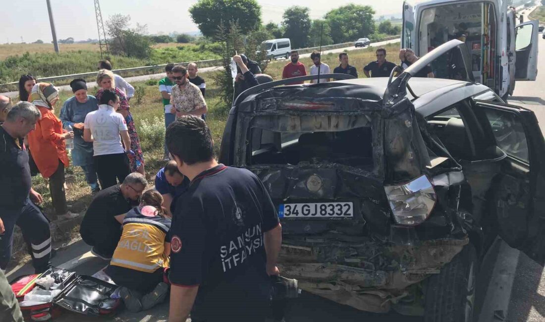 SAMSUN'UN BAFRA İLÇESİNDE MEYDANA