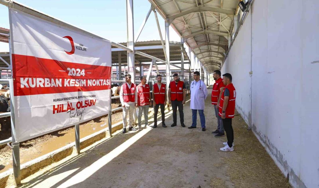 TÜRK KIZILAY’I GELENEKSELLEŞEN VEKALETLE KURBAN KESİM KAMPANYASI KAPSAMINDA TÜRKİYE DAHİL