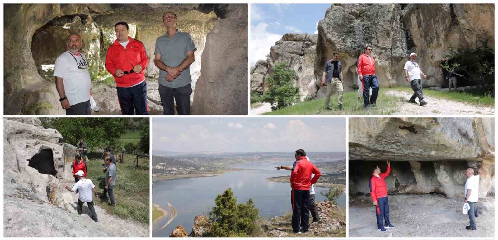 Vali Işın, Kütahya Frig Vadisi’nde incelemelerde bulundu