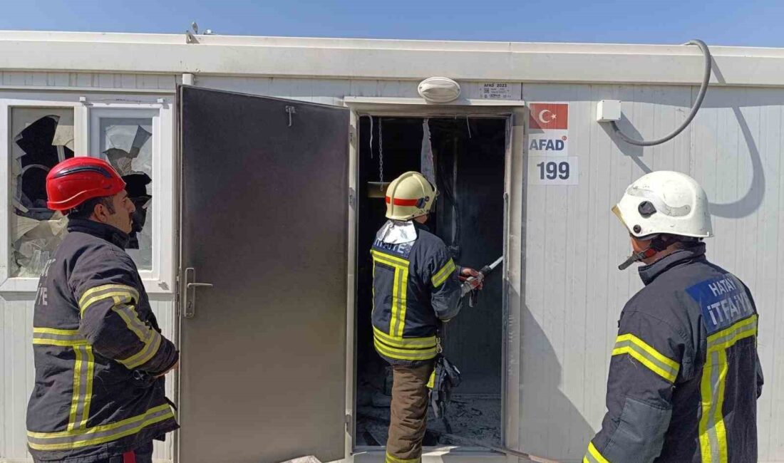 HATAY’DA DEPREMZEDE VATANDAŞLARIN YAŞADIĞI