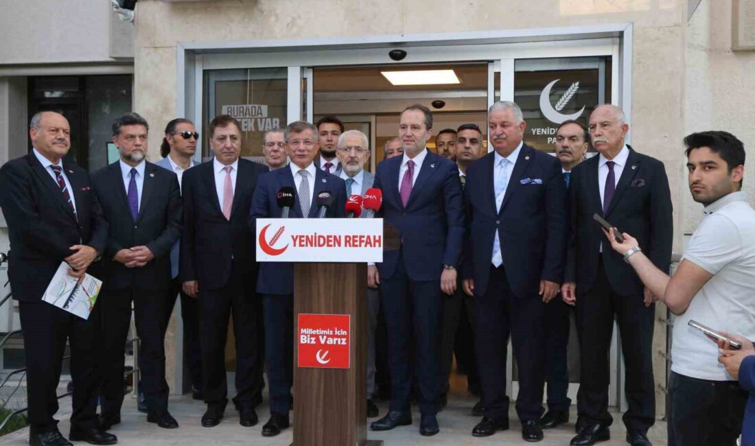 YENİDEN REFAH PARTİSİ GENEL BAŞKANI FATİH ERBAKAN İLE GELECEK PARTİSİ