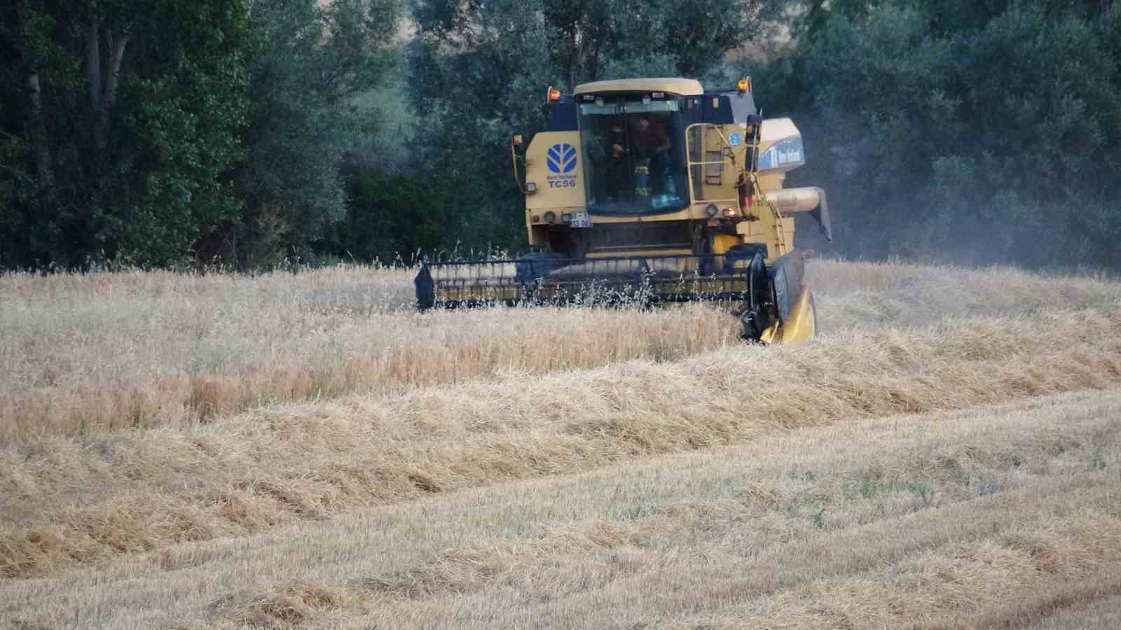 Yozgat’ta kuraklık nedeniyle arpa hasadı erken başladı