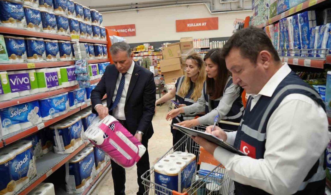 SAMSUN’DA ZİNCİR MARKETLERDE DENETİM