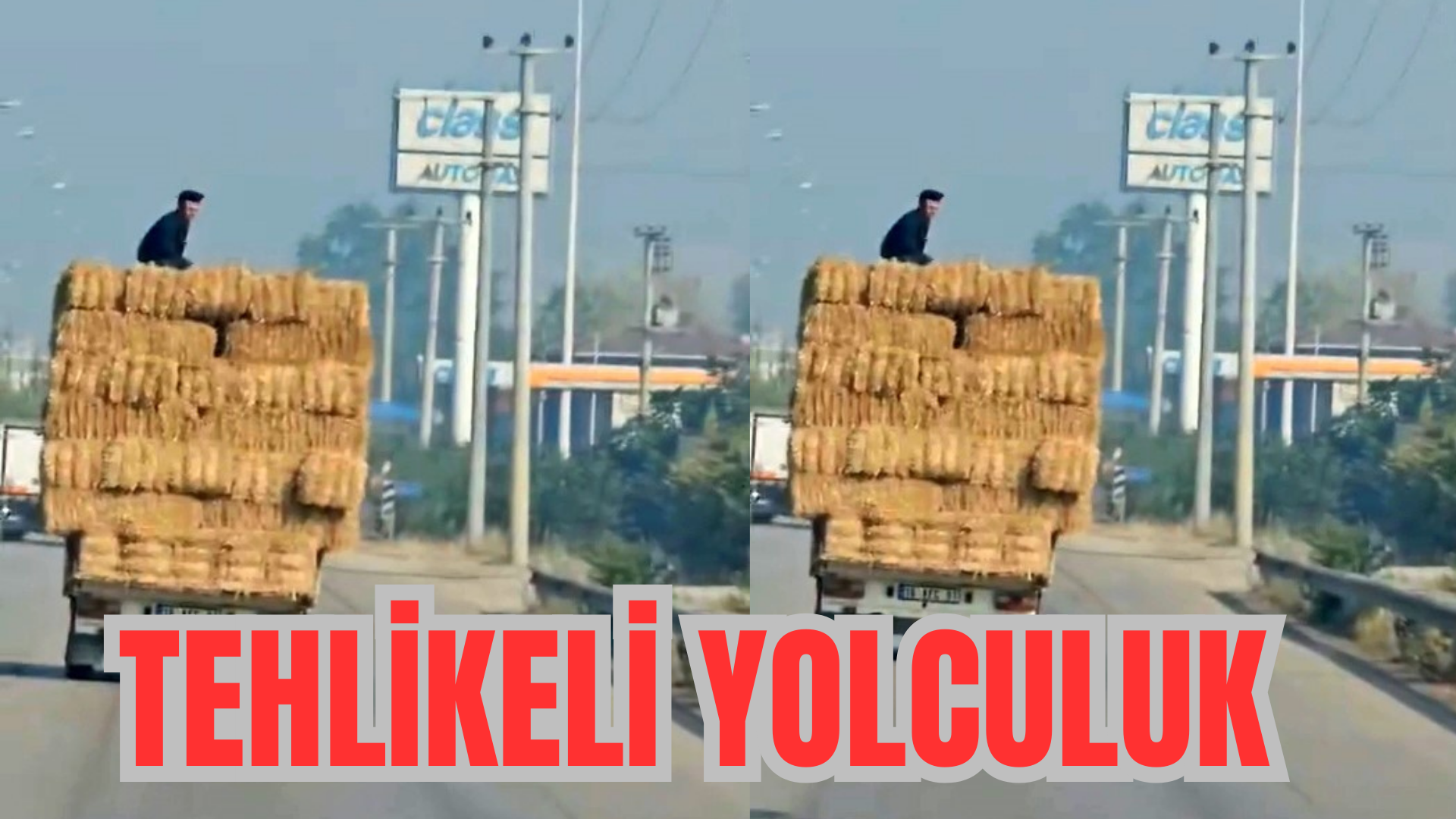 İnegöl’de tehlikeli yolculuk kamerada