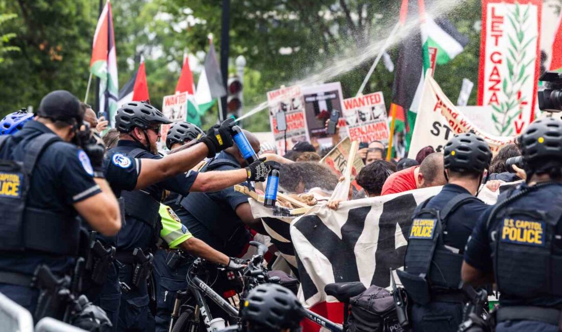 ABD’DE NETANYAHU KARŞITI PROTESTO: